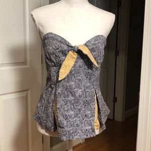 Anthropologie Strapless Short by Odille Size 8
